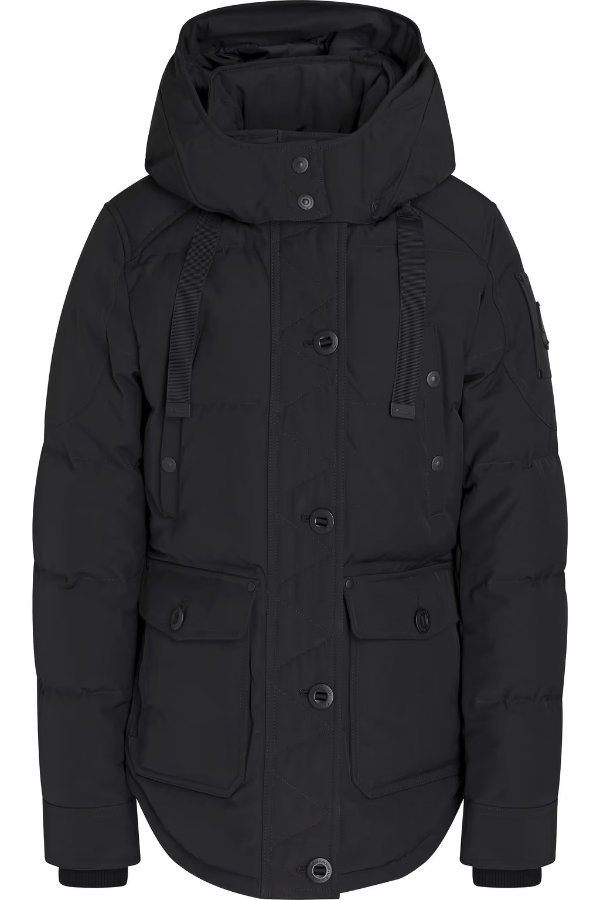 Godbout shell hooded down jacket