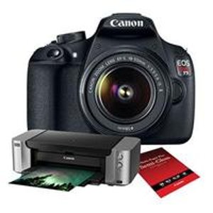  Canon EOS Rebel T5 18-Megapixel Digital SLR Camera with the Canon EF-S 18-55mm f/3.5-5.6 IS II Lens Bundle 