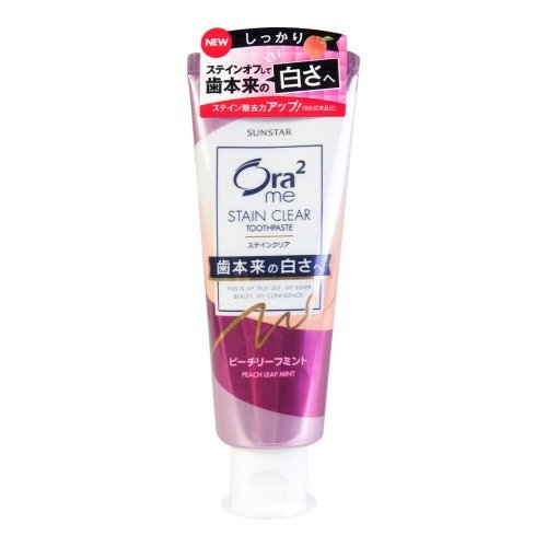 日本SUNSTAR ORA2 深层清洁鲜桃薄荷牙膏 130g