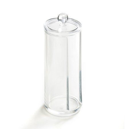 Acrylic Cotton Round Dispenser/Facial Beauty Cotton Container Holder Organizer/Cosmetic