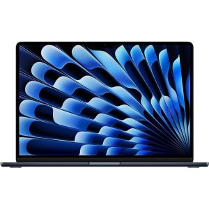 Apple2024 MacBook Air 15-inch Laptop with M3 chip: 15.3-inch Liquid Retina Display, 16GB Unified Memory, 512GB SSD Storage, Backlit Keyboard, 1080p FaceTime HD Camera, Touch ID; Midnight