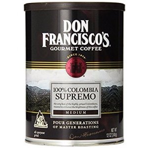 Don Francisco's 12盎司100%阿拉比卡 研磨咖啡