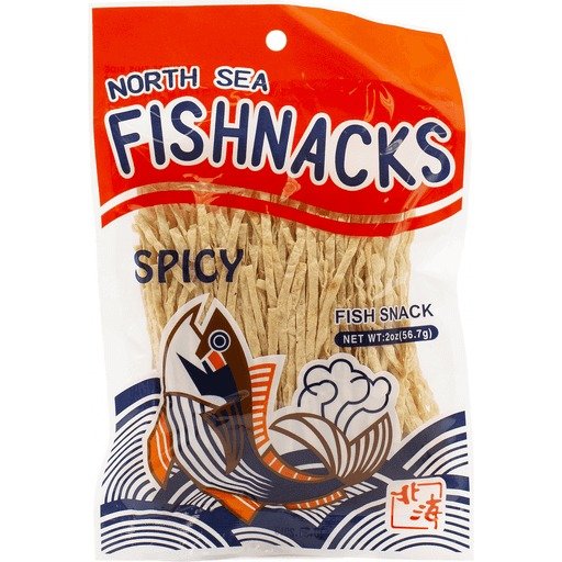 North S. Fishsnacks Fish Snack Spicy Flavor 