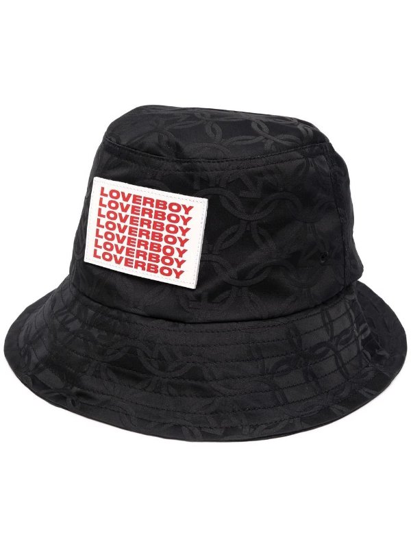 printed-logo bucket hat