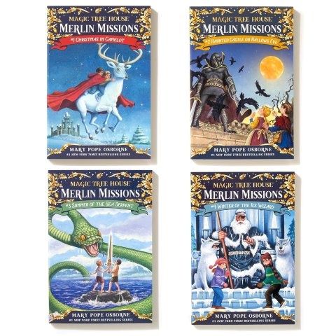 神奇树屋Merlin Missions系列1-4册，每本均价$2.28