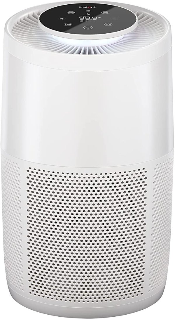 HEPA Air Purifier for Home Allergens & Pet Danders, Removes 99.9% of Dust, Smoke, & Pollen with Plasma Ion Technology, AP 200 Pearl