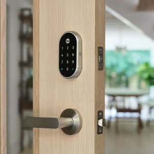 Google Nest x Yale Lock (Satin Nickel) with Nest Connect