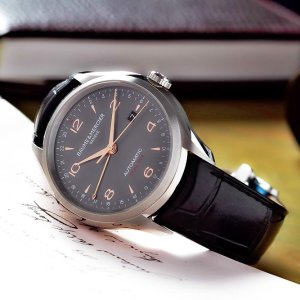 BAUME ET MERCIER Clifton Dual Time Grey Dial Men's Watch Model 10111