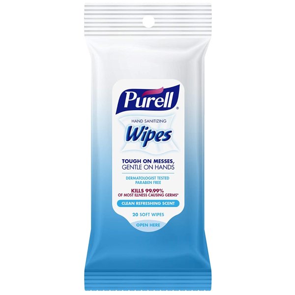 Hand Sanitizing Wipes,20 Count  (Pack of 28)
