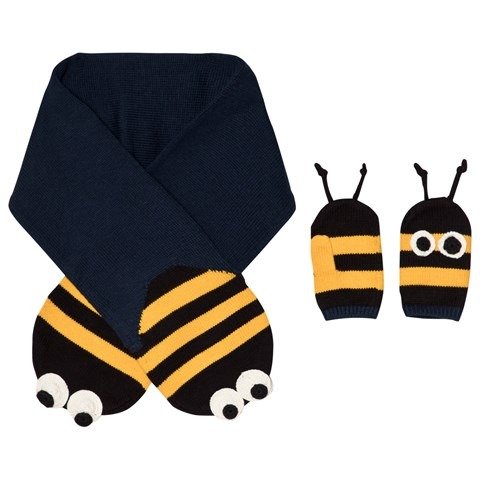 Blue Bee Elvira and Snappy Scarf and Gloves Set | AlexandAlexa
