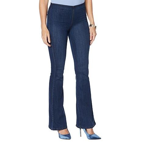 Pull-On High Rise Flared Jean - 9102528 | HSN