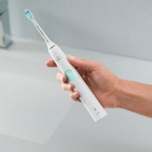 史低价：Philips Sonicare 4100 温和清洁款 电动牙刷 白色