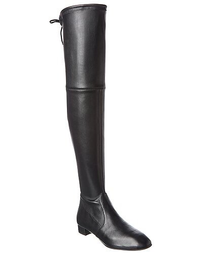 Genna 25 Leather Over-The-Knee Boot / Gilt