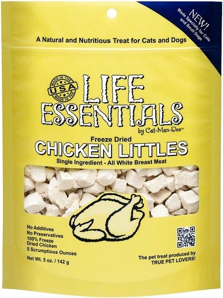 Life Essentials Chicken Littles Freeze-Dried Cat & Dog Treats