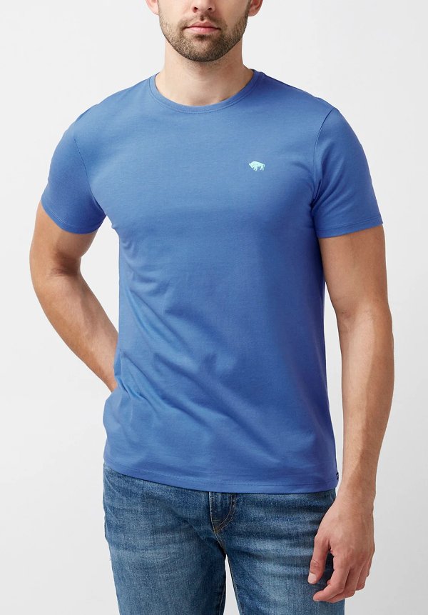 Supima Cotton Tipima Blue T-Shirt - BM23834