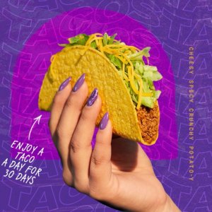 $10 for a monthTacobell subscribtion for taco