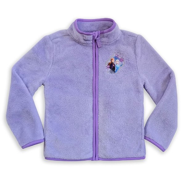 Elsa and Anna Zip Fleece Jacket for Kids – Frozen 2 | shopDisney