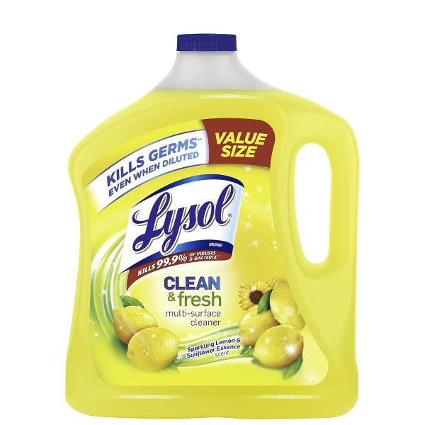 Lysol 多用途杀菌消毒清洁剂 柠檬花香 90 Oz 超值装