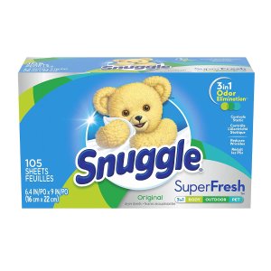 Snuggle Plus Super Fresh Fabric Softener Dryer Sheets