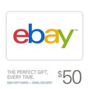 $50 eBay Gift Card (Email Delivery)