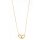 14K Yellow Gold Link Pendant Necklace