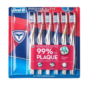 Oral-B Pro Health 软毛牙刷 6支装