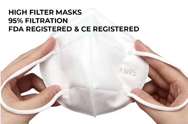 95% Filtration Face Mask (10 Masks/Pack) | Same Day Shipping from USA | Lowest Rate Guaranteed