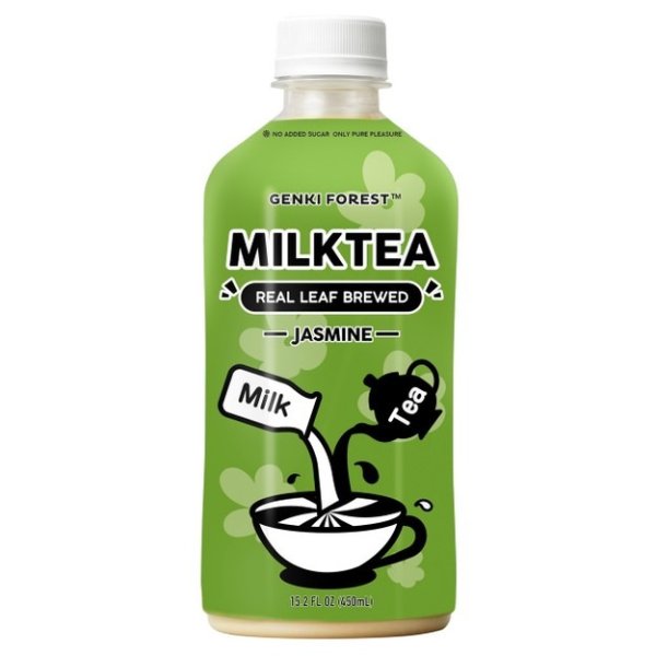 Genki Forest Milk Tea Jasmine 450ml