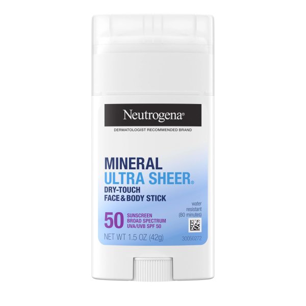 Ultra Sheer SPF 50 Zinc Mineral Sunscreen Stick, 1.5 oz