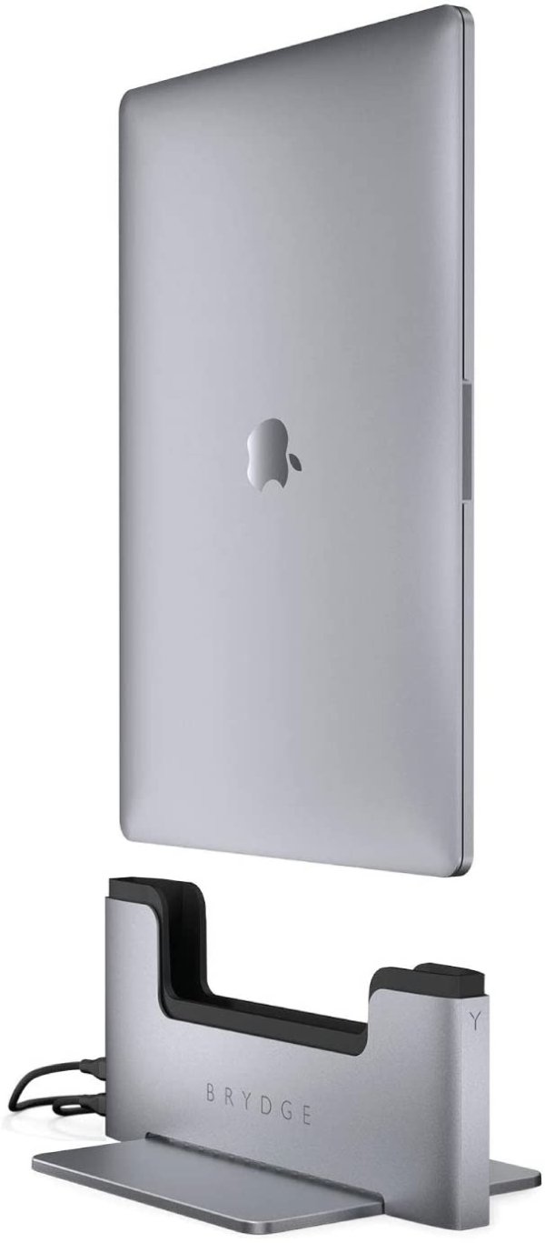 Brydge 铝合金竖立支架 双USB-C 适用于Macbook Pro 16吋