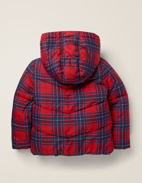 Cosy Padded Jacket - Rockabilly Red Check | Boden US