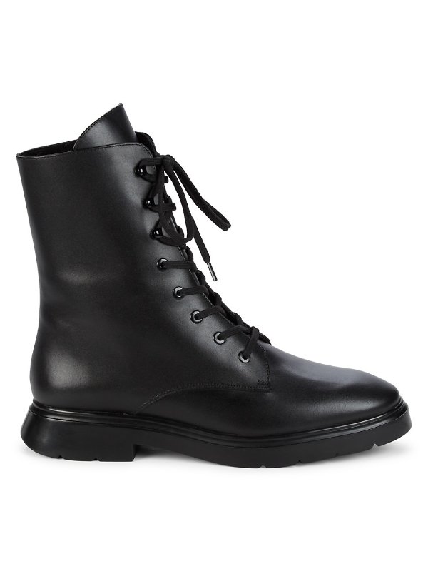 Mckenzee Leather Combat Boots
