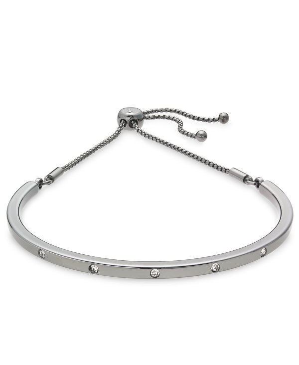 Crystal Studded Bolo Bracelet, Created for Macy's