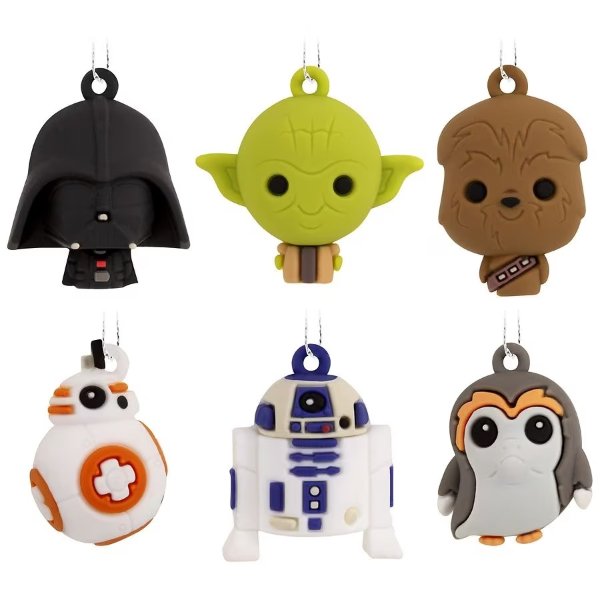 Star Wars Characters Mini Christmas Ornaments6.0ea