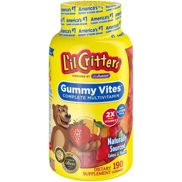 Gummy Vites Complete Kids Gummy Vitamins, 190 Count