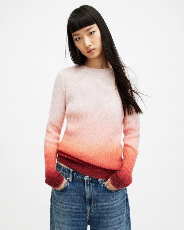 Sissy Ribbed Ombe Roll Neck Sweater