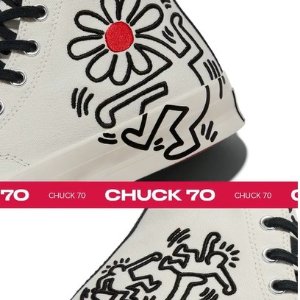 Converse X Keith Haring 联名来袭 黑白炫酷涂鸦风 街头达人必入
