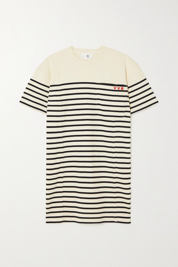 Striped T恤裙