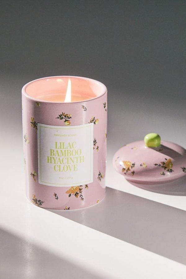 Ashley Floral Candle