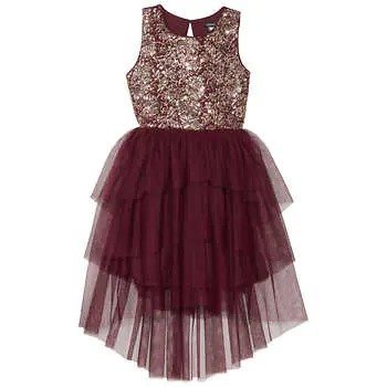 Youth Holiday Dress, Red