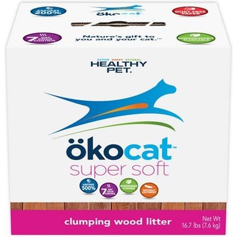 Okocat 天然松木猫砂吸水消臭低粉尘20.5lb $8.86