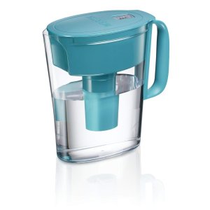 Brita 5 Cup Metro Water Pitcher with 1 Filter, BPA Free, Blue