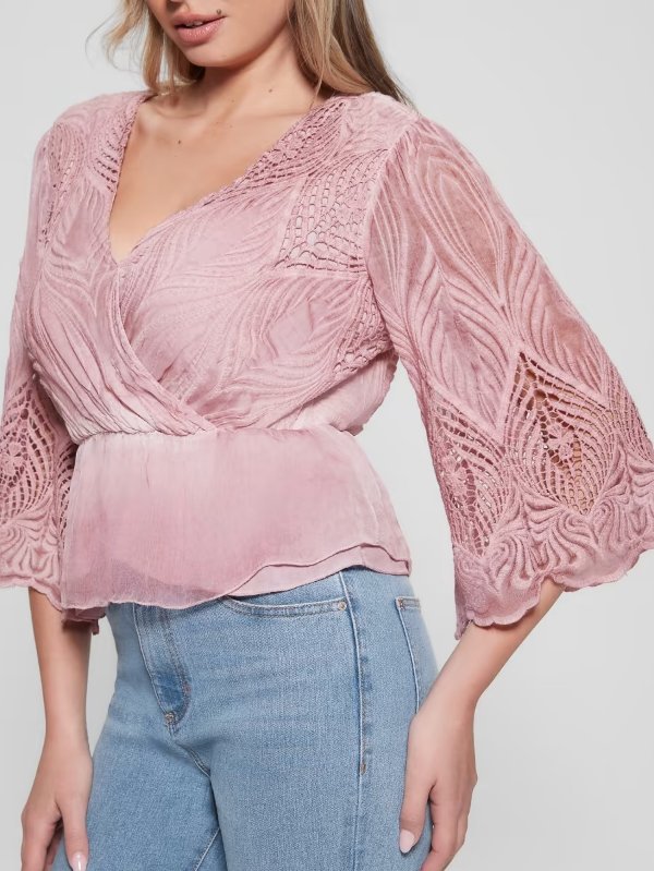 Pam Embroidered Top | Guess US