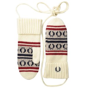 Fred Perry Men's Fairisle Knit Mittens