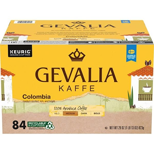 Colombia Blend Medium Roast K-Cup Coffee Pods (84 Pods)