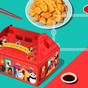 Play little game and win rewardsPanda Express Family Feast Meal
