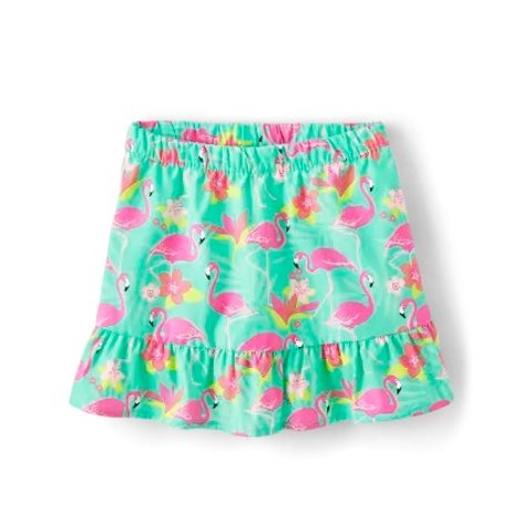 GymboreeGirls Flamingo Print Woven Ruffle Skort - Tropical Paradise | Gymboree - TROPICAL TRAIL