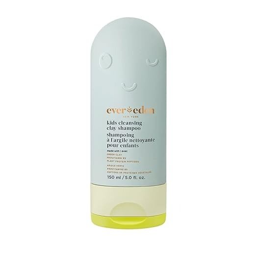 Kids Cleansing Clay Shampoo, 5 fl oz. | Plant Based Haircare for Kids | Clean and Non-toxic Ingredients | Natural Shampoo for Kids
