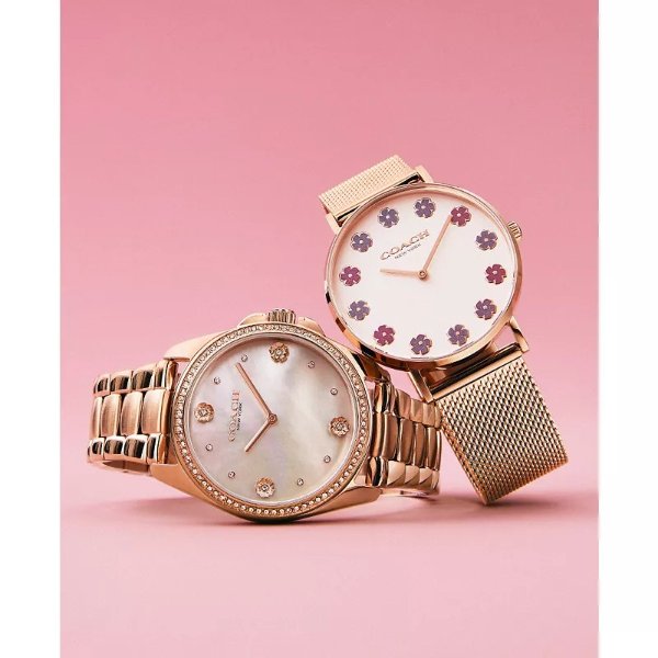 Women's Greyson Quartz Rose Gold-Tone Stainless Steel Bracelet Watch 36mm