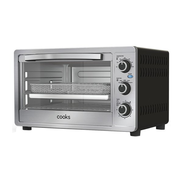 new!Cooks 6-Slice Toaster Oven With Air Fry
